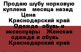 Продаю шубу норковую,куплена 2 месяца назад › Цена ­ 35 000 - Краснодарский край Одежда, обувь и аксессуары » Женская одежда и обувь   . Краснодарский край